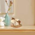 thumbnail image 3 of WINDLAND Artistic Wooden Rocking Horse Figurine Ornament for Distinctive Home and Gift, 3 of 13