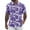 Purple, variant on Mens T-shirts European Beach Men Trendy Comfortable Loose Sports Foreign Trade Business Casual Collar Button Open Shirt Short Sleeve Shirt Summer T Stretch Workout All Long Sleeve Mens Pink M