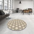 thumbnail image 4 of Ahgly Company Machine Washable Indoor Rectangle Transitional Brown Area Rugs, 3' x 5', 4 of 7