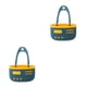 thumbnail image 3 of Billuyoard Almacenamiento de cocina, y elegante juego de fregadero de cesta doble de 4 colores, juego total, soportes para utensilios de amarillo azul oscuro 2piezas, 3 of 6