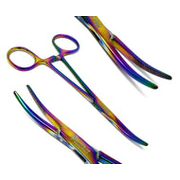 Stainless Steel Fishing Pliers Anglers Catch & Release Half Serrated Tool, Multicolor 5.5" CRV
