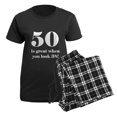 thumbnail image 5 of CafePress - 50Th Birthday Humor Women's Dark Pajamas - Women's Short Sleeve Print T-Shirt and Pants Dark Cotton Pajama Set, 5 of 7