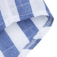 thumbnail image 6 of Fesfesfes Long Sleeve Shirt for Men Striped Lapel Casual Shirt, 6 of 8