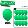 thumbnail image 5 of Green Balloons 50 pcs 12 Inch Matte Latex Helium Balloons for Wedding Baby Shower Gender Reveal St Patrick's Day Birthday Graduation Jungle Safari Anniversary Party Decorations Green-Y24, 5 of 13
