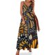 thumbnail image 1 of Vestido sin mangas con estampado de mariposa naranja, vestido sexy para mujer, vestidos de cóctel de verano, vestidos elegantes y bonitos para mujer, 1 of 7