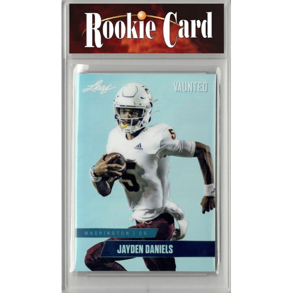 Certified Mint Jayden Daniels 2024 Leaf Vaunted Metal #VM-07 Silver 25 Made Rookie Card Washington Commanders
