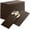 Brown, variant on 50-Pack Disposable Linen-Feel Dinner Napkins with Built-in Flatware Pocket, GRAY Prefolded Cloth Like Paper Napkins For Dinner, Wedding Or Party [Silverware NOT Included]