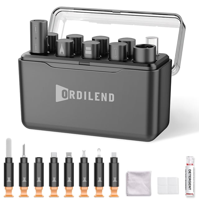 Kit de limpieza Ordilend para iPhone con limpiador de puertos de carga