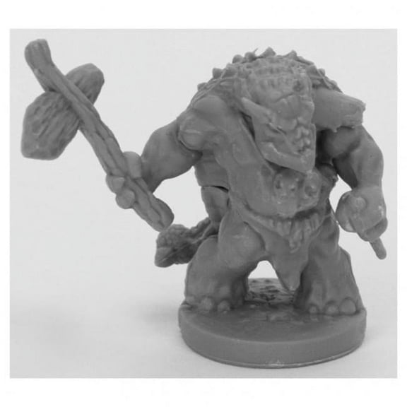 Bones Black-Armorback Barbarian Miniature