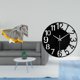 thumbnail image 2 of Manta de punto,Manta de punto decorativa para el hogar,Reloj de pared grande,Reloj de pared acrílico silencioso moderno,Reloj de pared grande para oficina,silencioso,fácil de leer y sencillo., 2 of 8