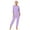 Lavender, variant on Womens Elderly Adaptive Anti-Strip Jumpsuit Loose Fit Nursing Rompers for Dementia Special Needs and Disabilities Pink XXL