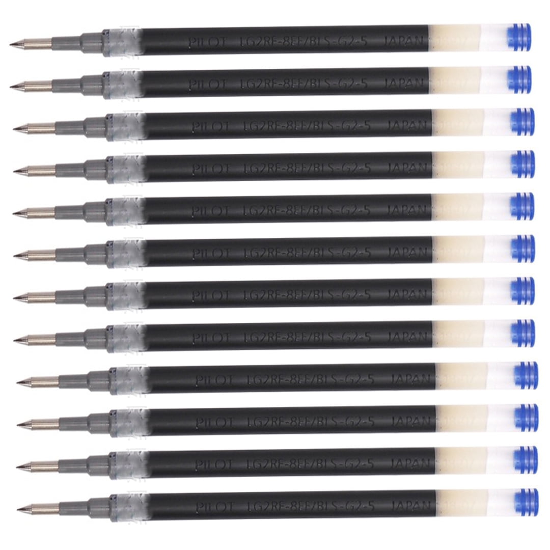 Gel Pen Refill Ink For PILOT FriXion 0.5mm Needle Tip BLS-G2-5 Rolling Ball Pens Black/Blue Ink