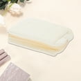 thumbnail image 3 of 1 Pc Bolsa de Maquillaje Elegante para Viajes de Negocios Felpa Blanca, 3 of 3