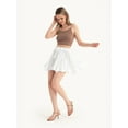 thumbnail image 3 of High Waist Pleated Mini Skirt with a Waist Detail, 3 of 4