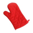 thumbnail image 2 of Single Kitchen Cooking Microwave Oven Glove Mitt Pot Pad Heat Proof Protection - Heat-Resistant Microwave-Safe Oven-Safe Glove Red - For Kitchen Cooking Baking Microwaving Oven, 2 of 3