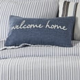 thumbnail image 3 of Levtex Home - Tobago - Decorative Pillow (12 x 24 in.) - Welcome Home - Blue and White, 3 of 4