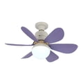 thumbnail image 1 of E27 Fan Lamp Tri-color Dimming Home Bedroom Kids Study Room Living Room Fan Lamp Infinitely Dimmable Timing Function With Remote Controller, 1 of 6
