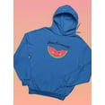 thumbnail image 3 of Buon Ferragosto! Cute Watermelon Hoodie Women -Image by Shutterstock, Female 5X-Large, 3 of 4