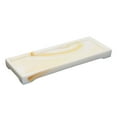 thumbnail image 2 of Bandeja de tocador maeada, licencia de exhibición, soporte de licencia de decoración, bandeja de servicio rectangur, bandeja decorativa para artículos Amarillo perfecl tocador de baño, 2 of 6