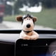 thumbnail image 2 of Adornos pequeños para coche, lindo muñeco de peluche de perro, bloque de sensor, suministros de decoración para coche, luz de giro del limpiaparabrisas, 2 of 5