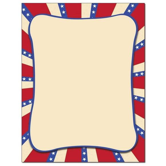 Americana Letterhead Laser & Inkjet Printer Paper, 100 pack