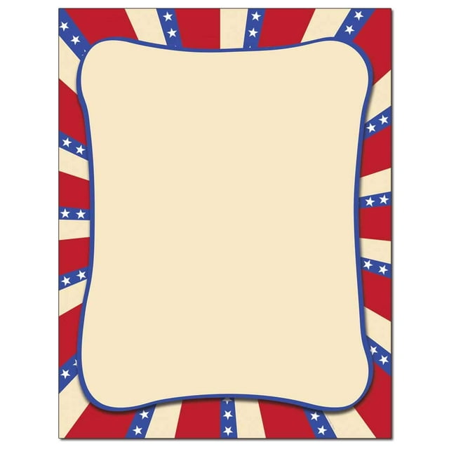 Americana Letterhead Laser & Inkjet Printer Paper, 100 pack