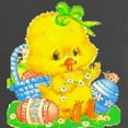 thumbnail image 2 of CafePress - Vintage Cute Easter Duckling And Easter Egg Matern - Maternity Dark T-Shirt, 2 of 3