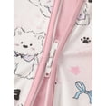 thumbnail image 6 of ATAIKU 3-24M Newborn Baby Zipper Footless Pajamas Bamboo Long Sleeve Footed Sleepers Sleep 'N Play for Infant Toddler Girls - Dog, 6 of 9