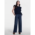 thumbnail image 3 of Scenario Women's Ruffle Sweater Vest, Sizes S-XXXL, 3 of 6