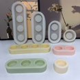 Candle Holder Casting Silicone Moulds DIY Round Candlestick Epoxy Resin