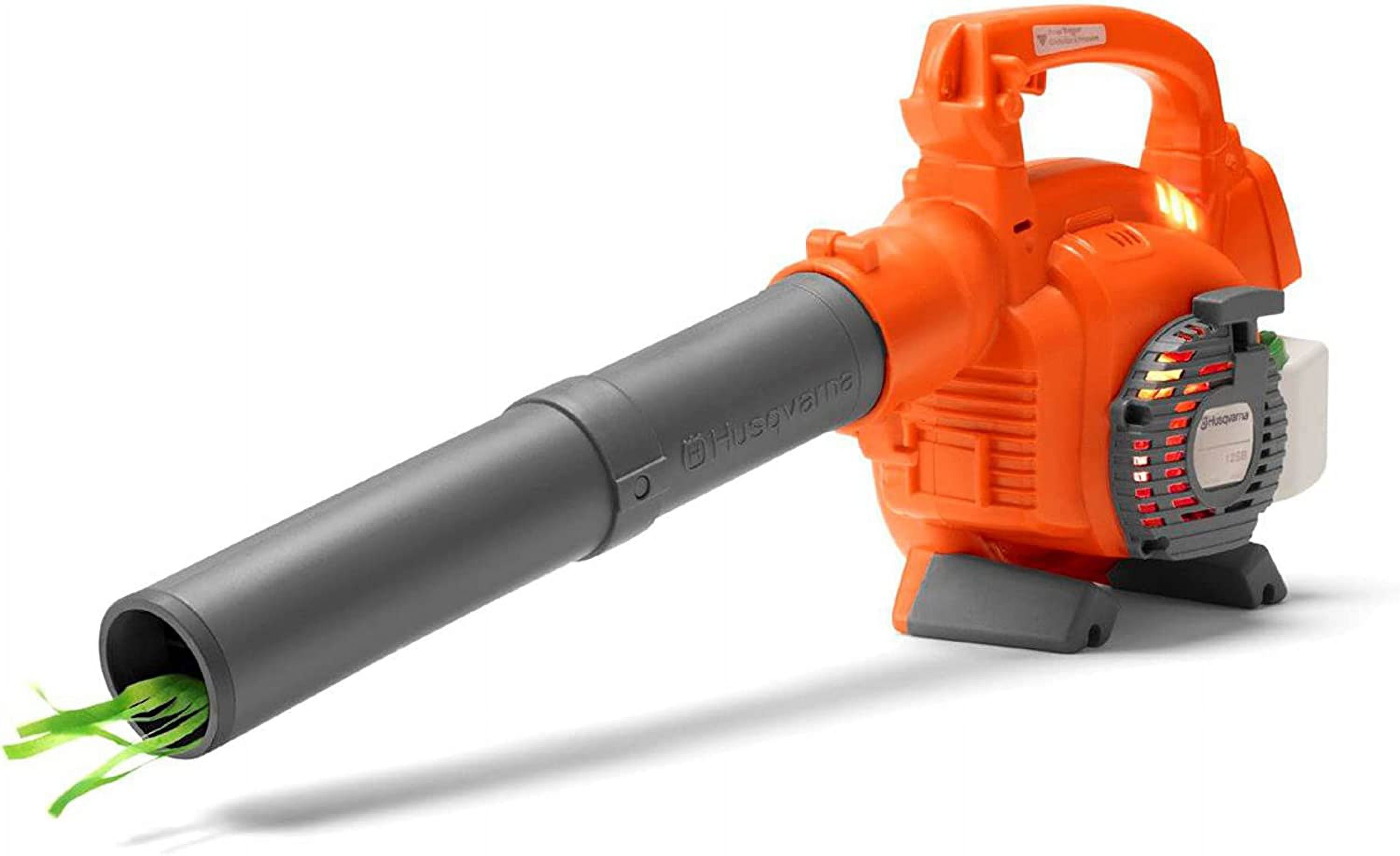 Husqvarna 125B Kids Toy Battery Operated Leaf Blower & Chainsaw Pretend Play Set