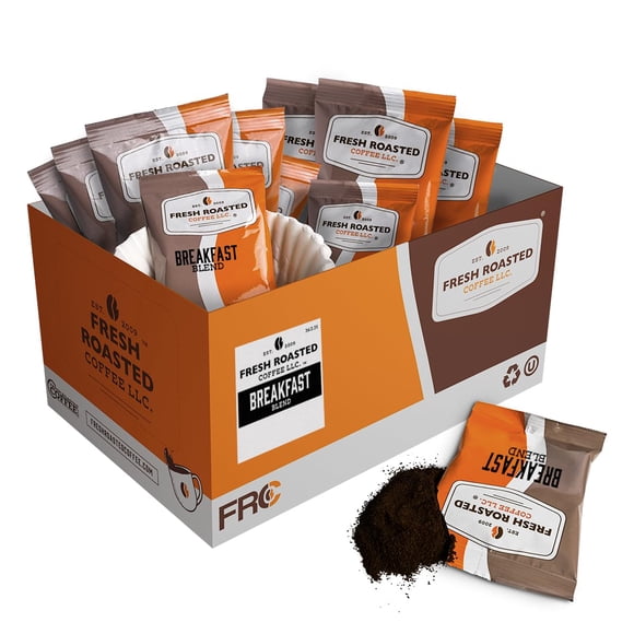 Mezcla de desayuno con café recién tostado, 36 x 64 g, para máquina de goteo