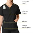 thumbnail image 2 of WonderWORK Women's 101 V-Neck Scrub Top by WonderWink, 2 of 6