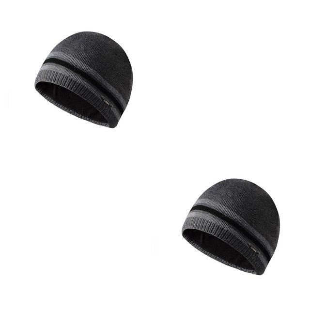 Qarigey Gorras holgadas Casual Colores surtidos Gorro grueso Durabilidad Servicio prolongado Cool Durability Gorro de lana Dark Grep Grep oscuro 2piezas Qarigey CBP307481