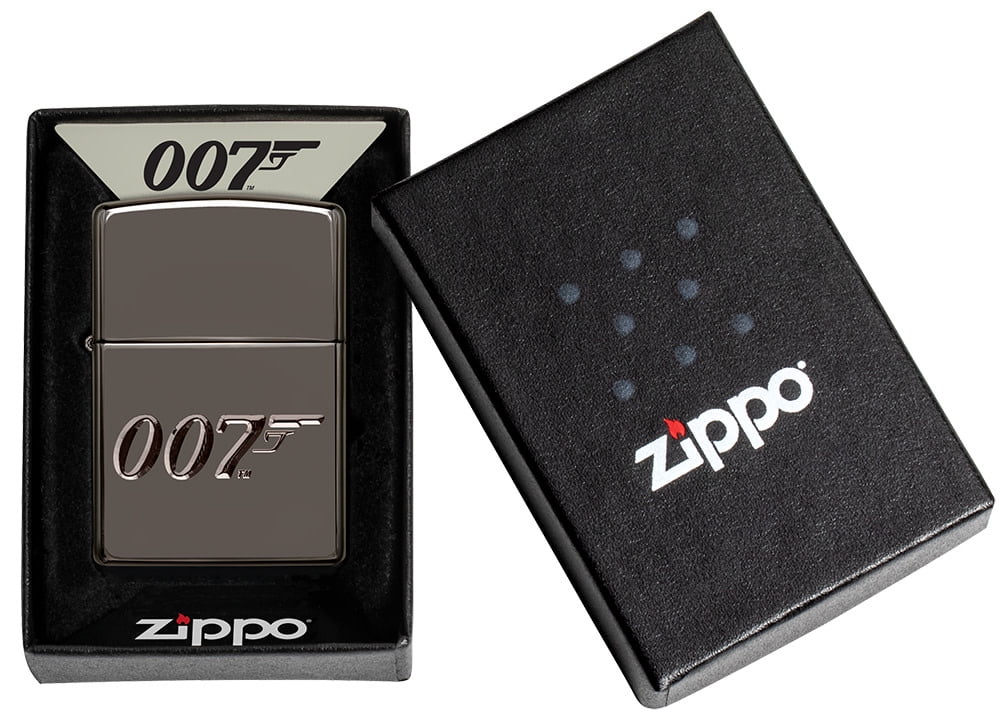 Zippo Armor James Bond 007 Black Ice Lighter