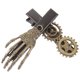 thumbnail image 5 of Horquillas para el pelo de Halloween para mujer, horquillas con engranaje Steampunk de mano con Calavera, pinzas para el pelo góticas, accesorios para el cabello fiesta para mujer, 2 uds., 5 of 6