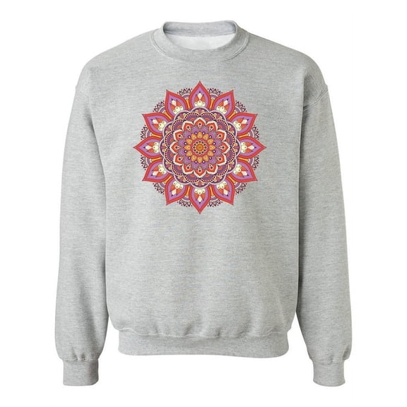 Pink Flower Mandala. Sweatshirt Women -Image by Shutterstock, Female XX-Large