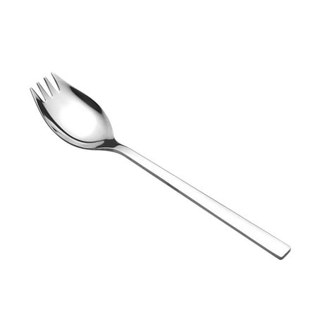 

Jueka Tableware Travel Camping Salad Cutlery Spork Round Stainless Steel Spoon Outdoor