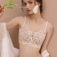 thumbnail image 4 of Chaleco de verano con encaje para mujer, hermoso chaleco con espalda fina, pequeño pecho, push-up, anillos de acero, sujetador ultrafino, ropa interior francesa sin esponja, 4 of 5