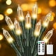 thumbnail image 1 of Luces de cadena navideñas LED Minetom 12 m 100 luces blancas cálidas, 1 of 7