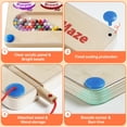 thumbnail image 3 of Juguete Montessori Letapapa con laberinto magnético de colores y números para más de 3 años, 3 of 7