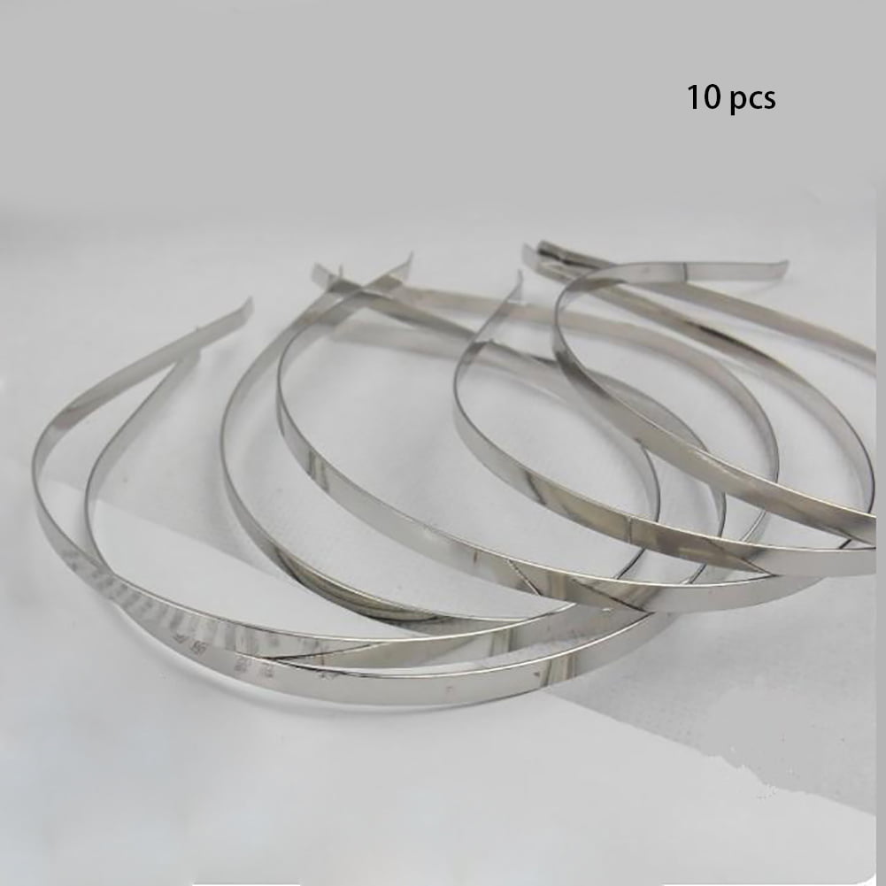 10Pcs Stainless Steel DIY Craft Hairband Headband for Child Adult Handmade 