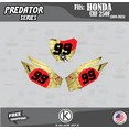thumbnail image 2 of Kalair GFX Graphics Kit for Honda CRF250F (2019-2024) Predator Series, 2 of 5