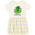 thumbnail image 3 of Inktastic Wee Bit O'irish Girls Toddler Dress, 3 of 5