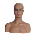 thumbnail image 4 of Cabeza de maniquí calva femenina Yuyangstore soporte de exhibición de pelucas, 4 of 8