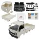 thumbnail image 1 of RC CRAWLER CARS Hard Body Shell Racing Remote Control Remote Truck Micro Trux Modificación Reemplazo para WPL D12 Blanco 1 set Inevent FN002032-03, 1 of 7