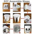thumbnail image 2 of Marshmallow DJ head cover LED luminous eva head cover mask, 2 of 2