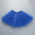 thumbnail image 2 of Godom Toddler Girls Sequins Tutu Skirt 2T-8T Rainbows Tulle Princess Ballet Dress Party Costume,Blue, 2 of 4