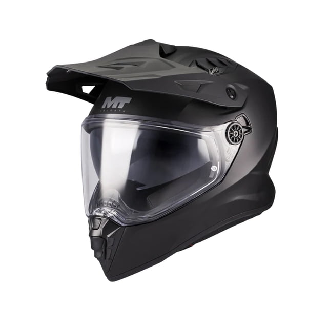 Casco para Moto Mt Helmets Track Sv Pure A1 Negro Mate