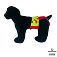 thumbnail image 2 of Barkertime Green Christmas Stocking on Red Waterproof Premium Dog Diaper - Made in USA, 2 of 6